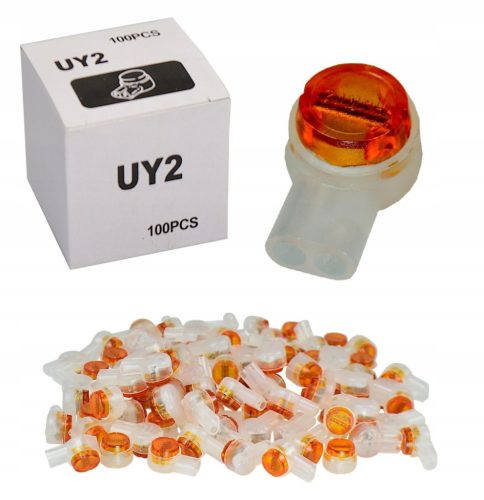 UY2 quick connector 0.4-0.8 mm² / 2, 100 pcs.