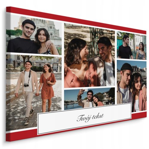 Pictures on the wall PHOTO PAINTINGS on CANVAS from your photos COLLAGE 70x50