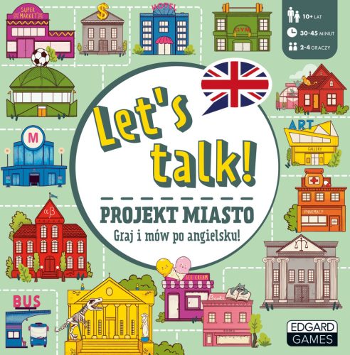  Edgard Let's talk. Project city. Game for learning English