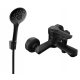  Mexen Sabre wall-mounted bath and shower faucet, black