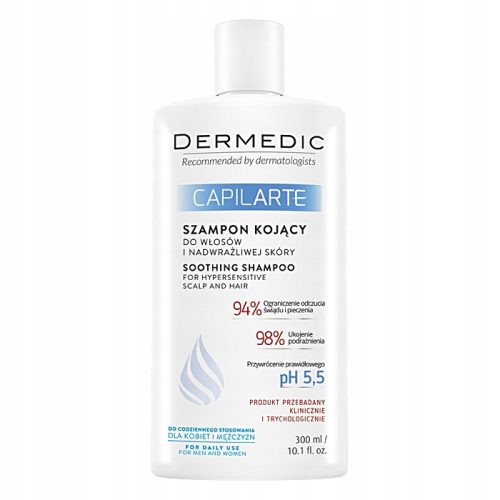 Soothing Shampoo for Hair and Sensitive Scalp - Gentle and Hydrating