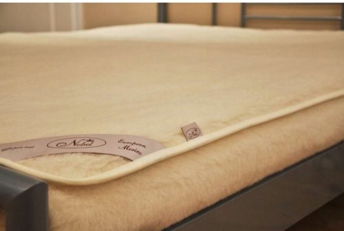 Linge de lit et couvertures draps laine 160X200. Dos : 100% LAINE