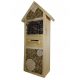  Mason bee, a hive house for pollinating insects