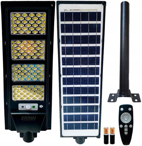 Street lights for the garden Street light 480 W 48000 lm battery operated, solar