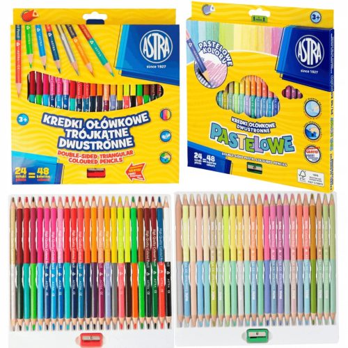  DOUBLE-SIDED PENCIL PENCIL ASTRA 96 COLORS 48 pcs