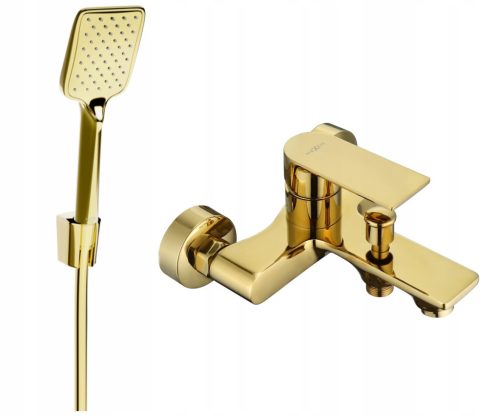  Mexen Royo single-lever wall-mounted bathtub, gold