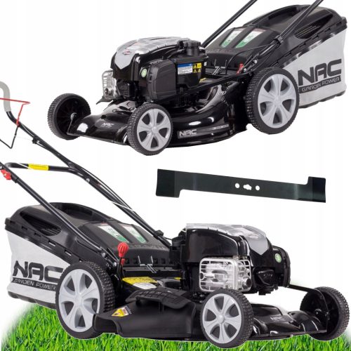 Petrol lawn mower - Petrol lawn mower with NAC basket, 163 cm³ capacity. Basket 60 l, cutting width 51 cm