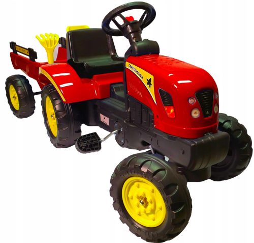  Pedal tractor with trailer + nameplate