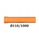 PVC SEWAGE PIPE Ø110 SEWAGE 110/1000