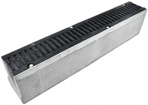 Concrete sewer drainage grate made of cast iron H210 D400