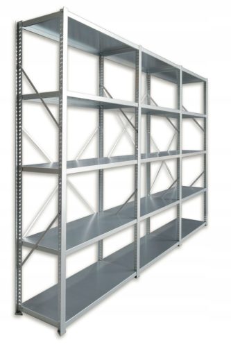 DODAS metal storage rack, 195 x 275 x 40 cm, max. 150 kg per rack