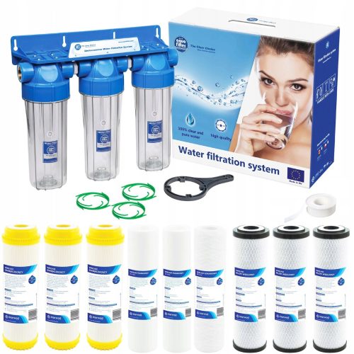  Aquafilter FHPRCL34-B-TRIPLE water treatment system + 10 more products