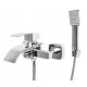 Wall-mounted bathtub and shower faucet Granitan ELVA BATH, chrome