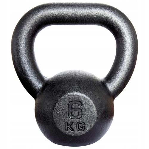  Kettlebelle Kawmet 6 kg black