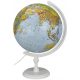  Globe 320 mm, illuminated, 2in1, white base, wood, + application, white white