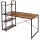  Rectangular desk eHockers Trosa 120 x 64 x 120 cm aged oak