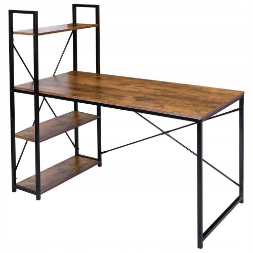  Rectangular desk eHockers Trosa 120 x 64 x 120 cm aged oak