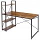  Rectangular desk eHockers Trosa 120 x 64 x 120 cm aged oak