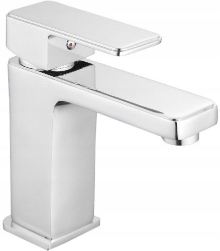 Mexen Cetus chrome pedestal washbasin faucet