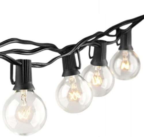  Lighting garland 1500 cm, net, black