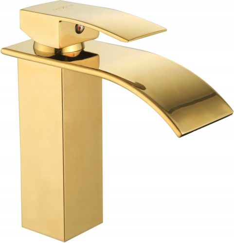 Mexen Aries freestanding washbasin faucet, gold