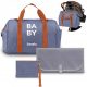  Lionelo LO-IDA GREY CONCRETE stroller organizer bag