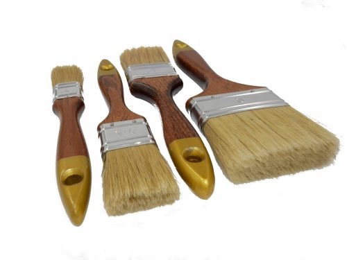 A set of straight flat brushes from Maan, 0 cm