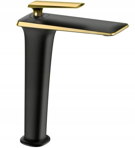  Mexen Purus black pedestal washbasin faucet