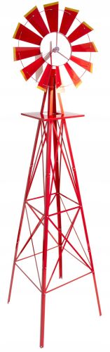  LARGE WINDMILL, GARDEN WIND TURBINE, 245 cm