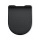 Toilet seats Hamberger WC seat, black Duroplast