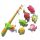  Pool toys. Fishing rod for kids. 6 Fish