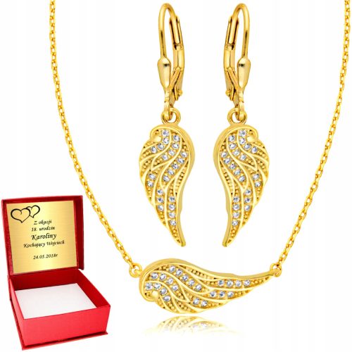  Euphoria zircon jewelry golden wings