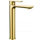 Mexen Alfa pedestal washbasin faucet, gold