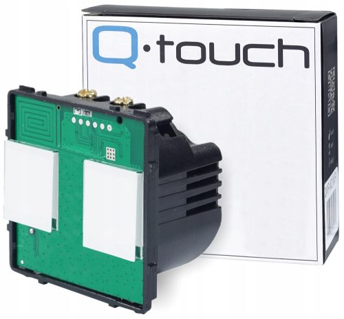 Double touch switch, flush-mounted Qtouch black QI.W2-TOUCH