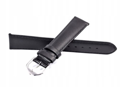  Watch Strap 19mm Atlantic Black Leather