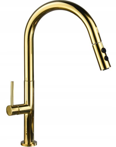 Mexen Ava floor-standing kitchen faucet, gold