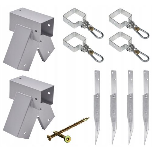 Swing kit connector 90x90 grey (90)