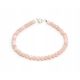  Bracelet natural pink OPAL faceted beads 4mm