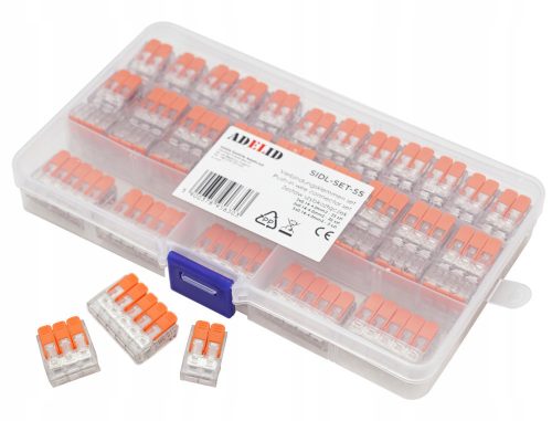 Adelid quick connector 0.14-4.00 mm² / 5, 55 pcs.