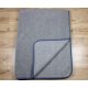 SOFT BLANKET PLUG SLEEVE FOR A Limar Tannery Leather Blanket Wool 200 cm x 220 cm Grey Shades