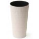  Flowerpot Lamela 25 cm x 25 x 46.5 cm diameter 25 cm plastic white