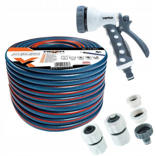  GARDEN HOSE 4-layer 3/4 50 m pistol connections