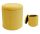  Velvet storage container with round opening, mixed