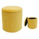  Velvet storage container with round opening, mixed