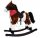  StartBaby interactive rocking horse, dark brown, 74x28x78 cm