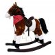  StartBaby interactive rocking horse, dark brown, 74x28x78 cm