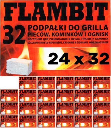 Briquettes, coals and lighters for grilling Rozpałka Flambit 0.3 kg