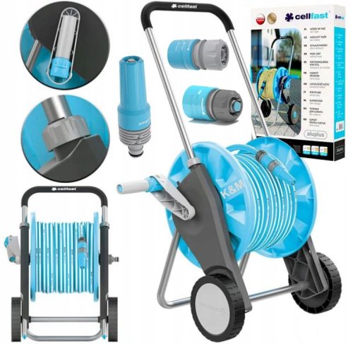  Cart with 1/2" hose Compact Cellfast Set