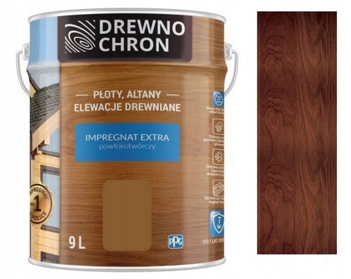 Wood impregnation Drewnochron 364459 Dark Walnut 9 l