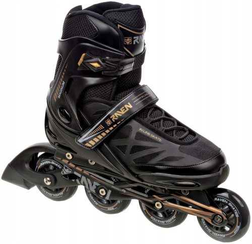  Raven Magnum 020494 patins à roulettes réglables, noirs, tailles 43-46